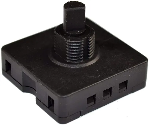 Vista 2 de HQRP Interruptor giratorio de 4 posiciones, 3 velocidades, 120V-250V, 10A, selector de velocidad para ventilador calefactor