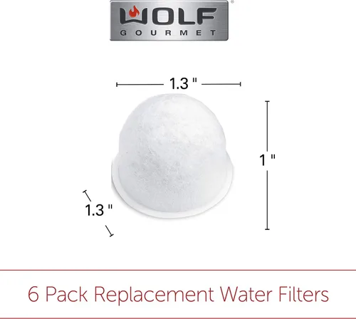 Vista 6 de Wolf Gourmet Paquete de 6 filtros de agua de repuesto (WGCM350)