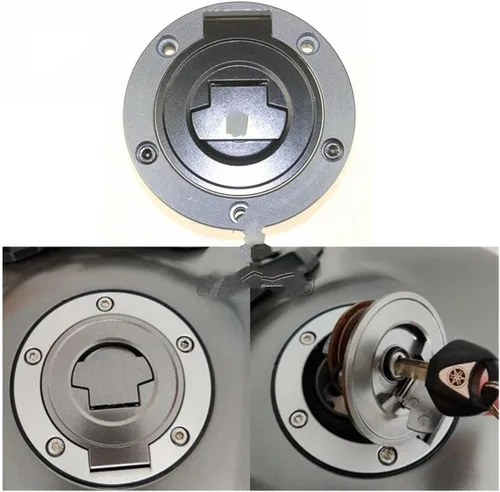 Vista 2 de Tapa del tanque de combustible para YA & MAHA R6 R6S R1 MT03 MT09 XJ6 FZ8N. Hayabusa FZ6.N FZ1.N.S FJ13 FZ07 FZ10 Tapa del depósito de combustible
