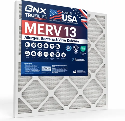 Vista 16 de BNX TruFilter - Filtro de aire para horno de CA MERV 13 de 16 x 20 x 1 pulgadas (paquete de 2) - Fabricado en Estados Unidos - Filtros de aire