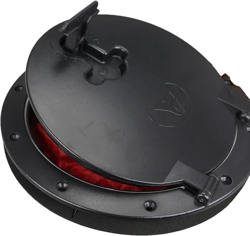 Vista 7 de Pactrade Marine Barco Kayak Canoa Pesca Aparejo Navegación Resistente Plástico Negro 8" Cubierta de escotilla de cubierta impermeable con bolsa