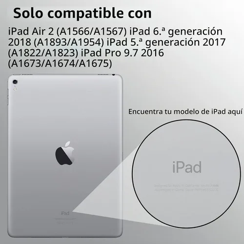 Vista 2 de VOFUOE para iPad 6ª/5ª generación caso niños para iPad 9.7 caso 2018 2017