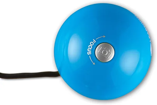 Vista 3 de Learning Resources Zoomy 2.0 Microscopio digital portátil, computadora, proyector o accesorios para pizarra blanca interactiva, azul, a partir de 4