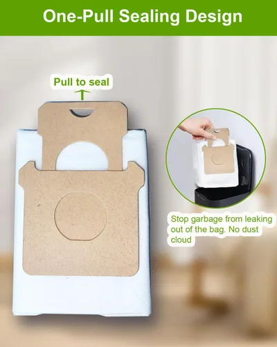 Vista 4 de ApexOne Paquete de 16 bolsas de vacío para iRobot Roomba 104 Combo, 105 Combo, 105 Vac, Plus 405 Combo, Max 705 Vac, Max 705 Combo, Plus 504 Vac