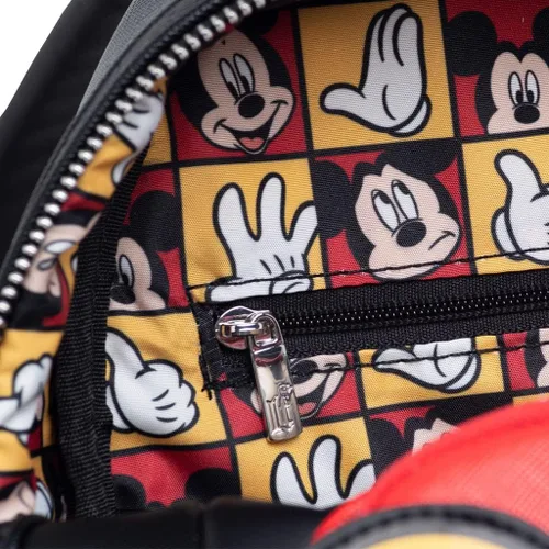 Vista 5 de Loungefly Disney Mickey Mouse Cosplay Mini Mochila, Varios colores, Wdbk3030