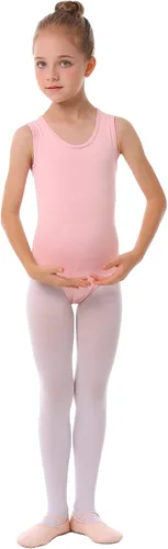 Vista 3 de danswan Leotardos para niñas de baile, ballet, gimnasia, leotardo (niños pequeñosniños grandes)