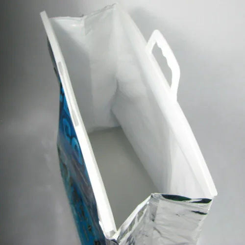 Vista 9 de ICE N COLD Bolsas de refrigeración aisladas para pícnic/compras (paquete de dos) para comestibles, camping, senderismo, playa, viajes, ligero