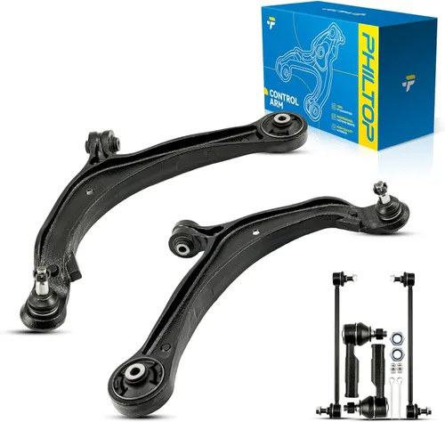 Vista 47 de PHILTOP Kit de suspensión delantera de 10 piezas, brazos de control inferiores con juntas de bola, eslabones de extremo de barra estabilizadora
