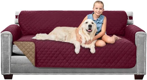 Vista 65 de Sofa Shield - Funda para sofá Loveseat con correa patentada, protector de cojín, funda reversible diseñada en EE. UU. resistente a manchas