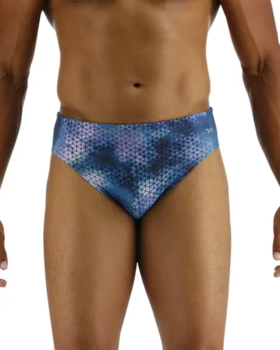 Vista 41 de TYR Men's Durafast Elite Racer Brief Swimsuit Negro