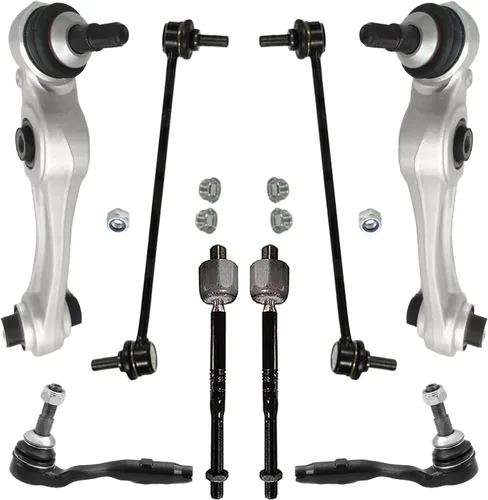 Vista 131 de Detroit Axle - Kit de brazos de control de extremo de 8 piezas para Toyota 2001-2003 Highlander 2002-2003 Camry Lexus ES300, 2 conjuntos de brazos