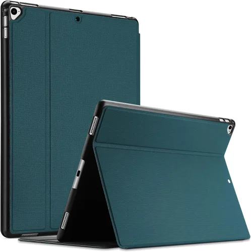 Vista 10 de ProCase Funda para iPad Pro 12.9 2017/2015 (modelo antiguo, 2ª y 1ª generación), funda protectora delgada con soporte para iPad Pro de 12.9 pulgadas