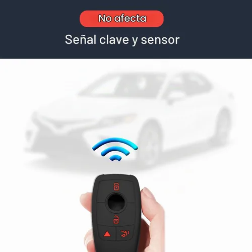 Vista 5 de 2 piezas Compatible con Mercedes Benz A C E S CLA CLS GLA GLB GLC GLE GLS G Funda para llavero de llave con protector de cadena de llaves