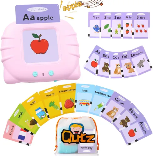 Vista 16 de Tarjetas flash parlantes con palabras visuales para niños pequeños de 2, 3, 4 años, juguetes sensoriales para niños autistas, juguetes educativos