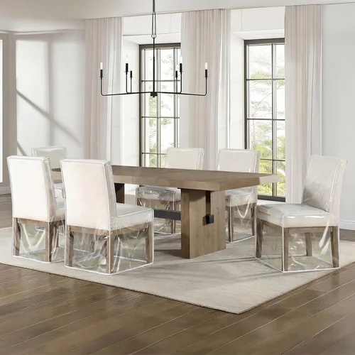 Vista 6 de Zipcase Paquete de 2 fundas transparentes de cobertura total de plástico para sillas de comedor - Protectores de silla de PVC de servicio pesado