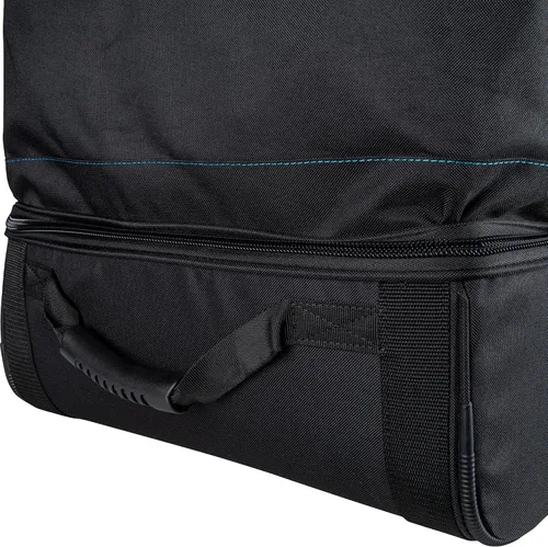 Vista 7 de Bolsa de equipo de árbitro con ruedas para oficiales de béisbol/softbol, color negro