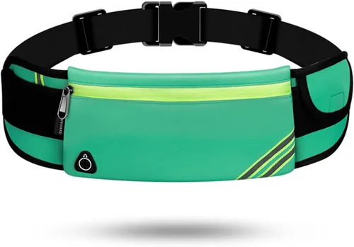 Vista 9 de USHAKE Cinturón para correr con bolsa sin rebote para iPhone y Samsung Galaxy, ideal para correr, caminar, ciclismo y entrenamientos de gimnasio