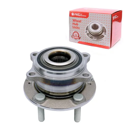 Vista 7 de FKG 513253 Conjunto de buje de cojinete de rueda delantera para A3 TT (Quattro), VW Tiguan Passat Jetta Golf CC EOS Beetle, brida de 4 pernos