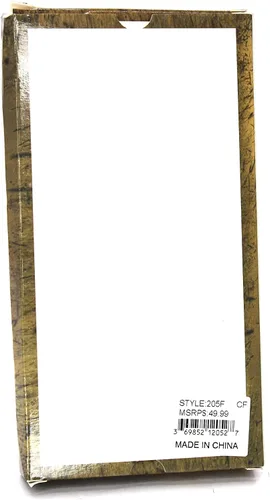 Vista 5 de West Star - Billetera para hombre, estilo de chequera, larga, plegable, con o sin pelo de vaca, 205F Star Deep Coffee