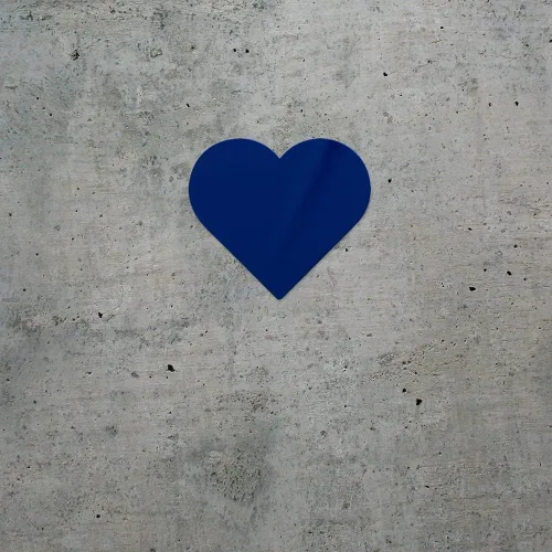 Vista 85 de Calcomanías transparentes de corazón 6 (azul celeste) Calcomanías de vinilo impermeables de alta calidad para teléfono portátil, accesorio