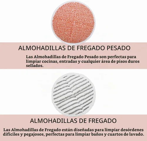 Vista 2 de Almohadillas de repuesto para trapeador Bissell Spinwave: 10 almohadillas para Bissell Spinwave, Spin Wave, Crosswave Expert/Pet/Wireless Hard Floor