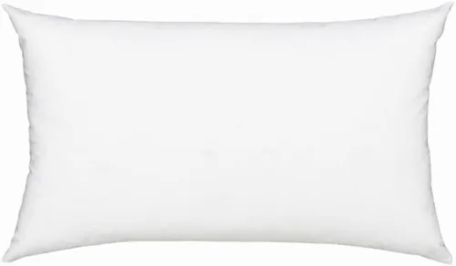 Vista 5 de Fennco Styles Relleno de almohada de fibra de poliéster 100%, blanco (cuadrado 10 x 10 pulgadas)