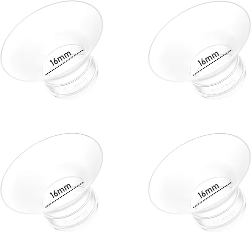 Vista 14 de 4 piezas de insertos de brida de 0.51 pulgadas compatibles con Momcozy M9/M6/M5/V1 Pro/V2 Pro/S12 Pro/S9 Pro, para piezas de repuesto de extractor