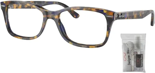 Vista 2 de Ray-Ban RX5428 - Lentes cuadrados para hombre y mujer + paquete con kit de gafas de diseñador iWear