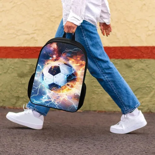 Vista 203 de HUGS IDEA Los animales frescos 3D niños escuela libro bolsa niños impresión mochilas, Baloncesto, Moderno