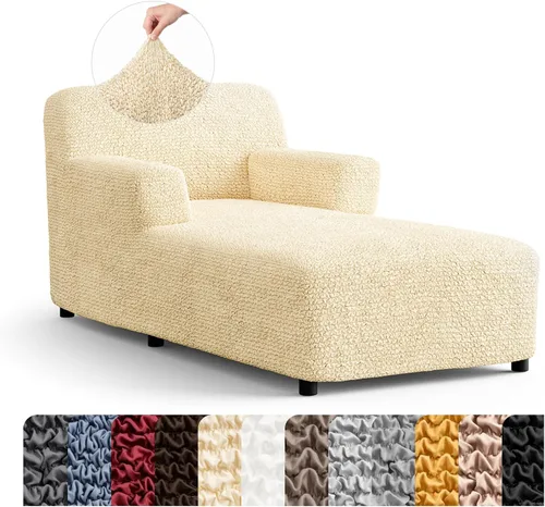 Vista 11 de PAULATO BY GA.I.CO. Funda para Silla de Tumbona Sin Brazos - Funda Deslizante para Silla de Tumbona - Funda para Sofá de Salón - Fundas Deslizantes