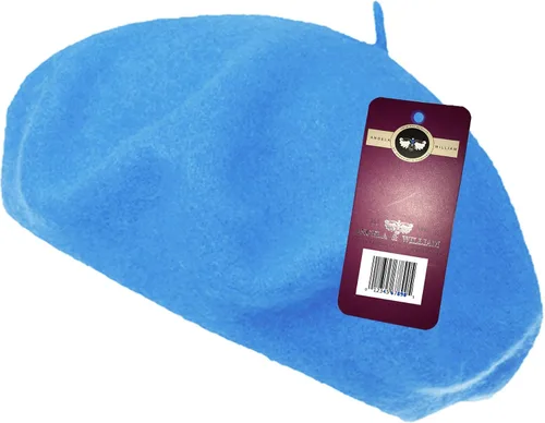 Vista 55 de WW004 Invierno 100% Lana Cálida Arte Francés Vasco Boina Tam Beanie Cap