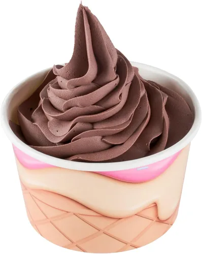 Vista 47 de Restaurantware Coppetta - Vasos de postre de 3 onzas, 50 tazas desechables para helado, tapas se venden por separado, cuencos de papel a cuadros