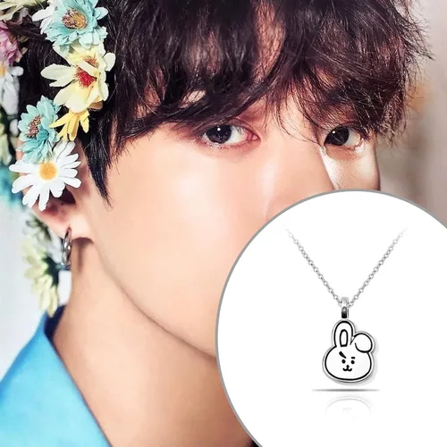 Vista 7 de Kpop Army Necklace KPOP Bangtan Boys JIMIN JIN JK JHOPE SUGA V RM merchandise for Army Gift