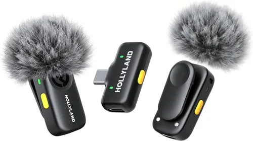 Vista 14 de Hollyland Lark A2 Solo (1TX+1USBC RX) Micrófono inalámbrico para iPhone