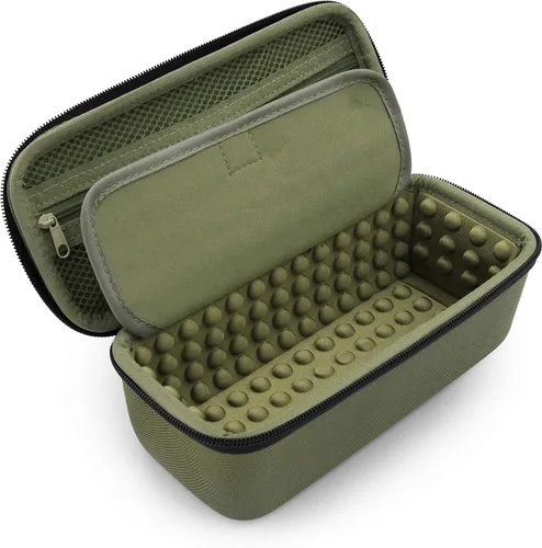 Vista 3 de CASEMATIX Funda compatible con radio Midland de 2 vías, Cobra de mano, radio CB de mano Uniden y más, solo funda de viaje portátil