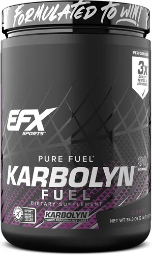 Vista 21 de EFX Sports Karbolyn Fuel Polvo de carbohidratos de absorción rápida Carga de carbohidratos, energía sostenida, recuperación rápida Sin