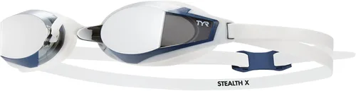 Vista 8 de TYR Stealth-X Performance - Gafas de natación de bajo perfil Dorado/Negro