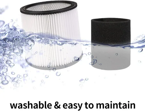 Vista 6 de 90304 Filtros de cartucho HEPA de repuesto con tapa, compatibles con Shop-Vac Shop Vac 90304, 90350, 90333, 903-04-00, 9030400, 90585 aspiradoras