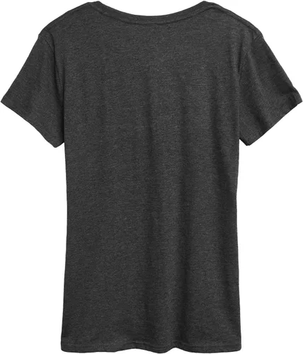 Vista 2 de Instant Message - Sorry I Cant Im Stuck in The Upside Down - Camiseta gráfica de manga corta para mujer