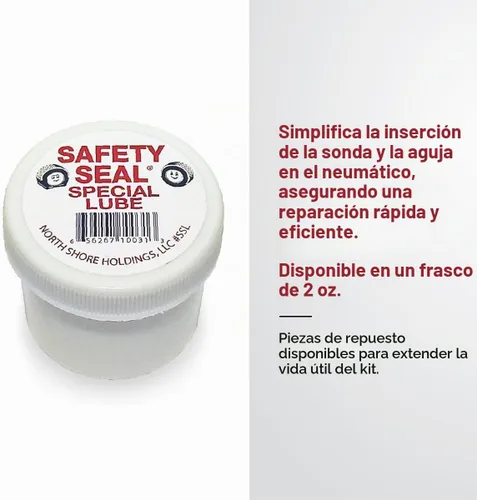 Vista 7 de Kit de reparación de neumáticos para camiones Deluxe Safety Seal, reparaciones de 30-8" (20CM)