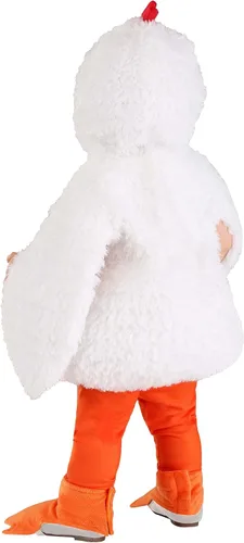 Vista 3 de Disfraz de pollo con burbujas para bebés