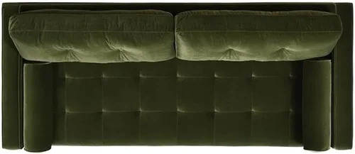 Vista 8 de Jennifer Taylor Home Nicholas - Sofá moderno de mediados de siglo de 83.5 pulgadas, terciopelo verde oliva