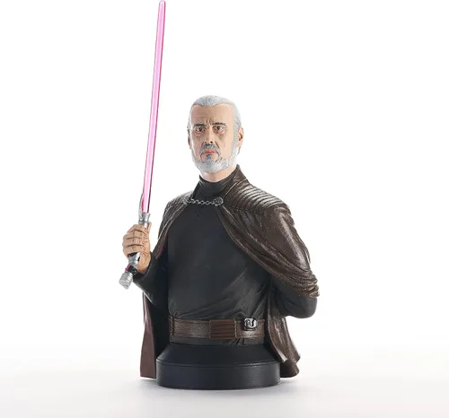 Vista 2 de Diamond Select Toys Star Wars: Revenge of The Sith: Count Dooku - Busto a escala 1:6, multicolor