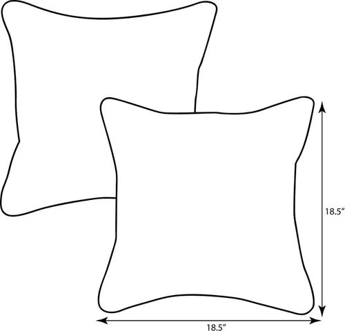 Vista 2 de Almohada Perfecta Fresco Sólida para Interiores/Exteriores Almohada de Relleno de Peluche, Resistente al Clima y a la Decoloración, Almohada - 18.5
