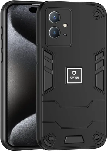 Vista 215 de Funda compatible con Redmi A1, compatible con Redmi A2 2 en 1 [PC dura + TPU], funda de teléfono negra