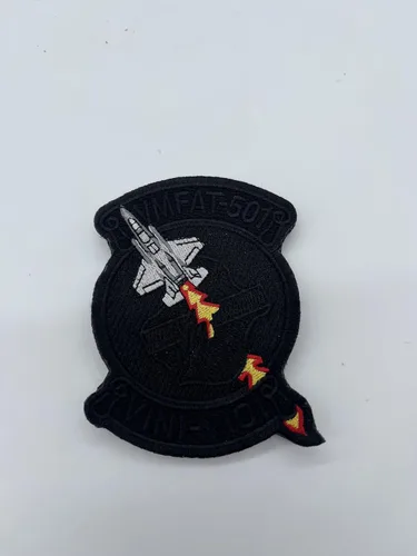 Vista 4 de Parche VMFAT-501 Warlords con gancho y bucle