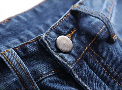 Vista 6 de Jeans cortos de verano con 5 bolsillos y corte regular para hombre