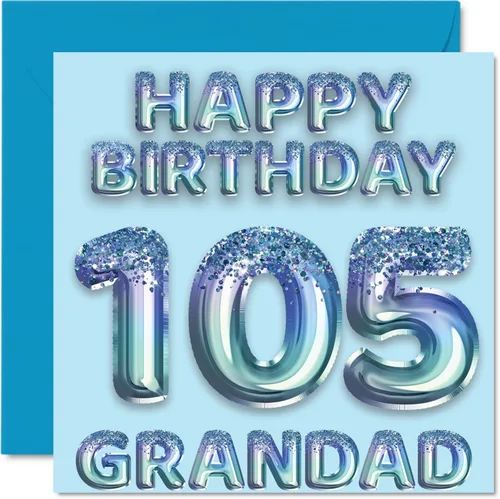Vista 117 de Stuff4 Tarjeta de primer cumpleaños para niños, globo de fiesta con purpurina azul, tarjetas de feliz cumpleaños para niño de 1 año, nieto, hijo, 57