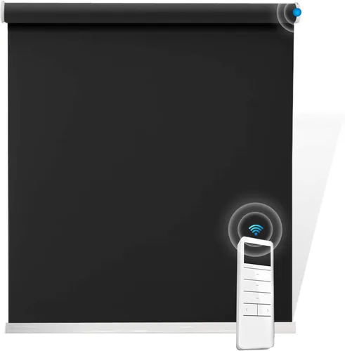 Vista 10 de Persianas blackout enrollables personalizadas simples y elegantes, para ventanas, puertas, puertas francesas, ahorro de energía, protección UV