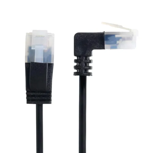 Vista 11 de cablecc Cable giratorio macho CAT6 UTP macho a macho RJ45 8P8C 1000Mbps para red LAN Ethernet 25CM